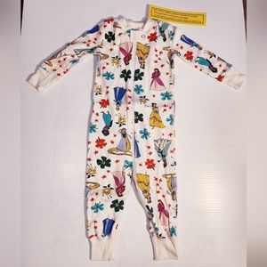 Hanna Andersson Disney Princess Baby Sleeper Pajamas 12-18 months NWT